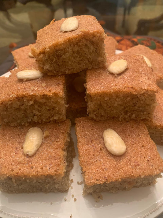 Almond Farina Squares