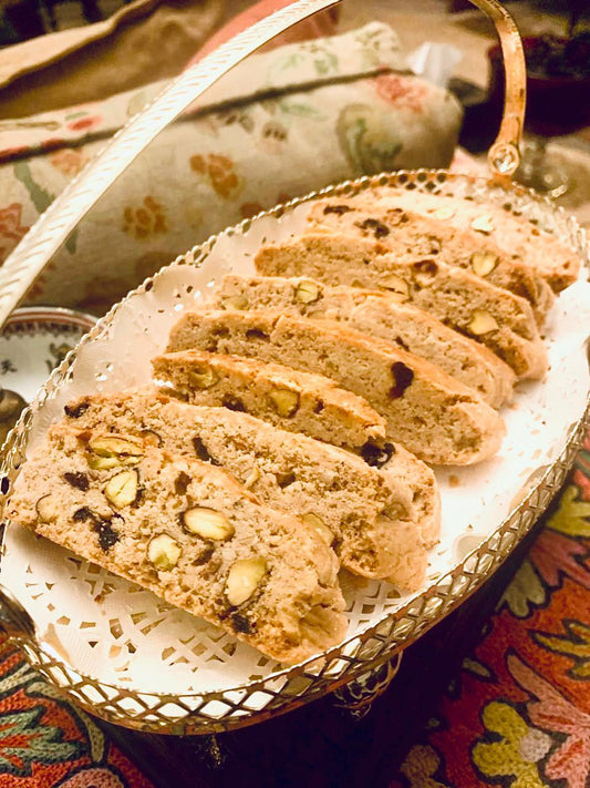 Cranberry Pistachio Biscotti